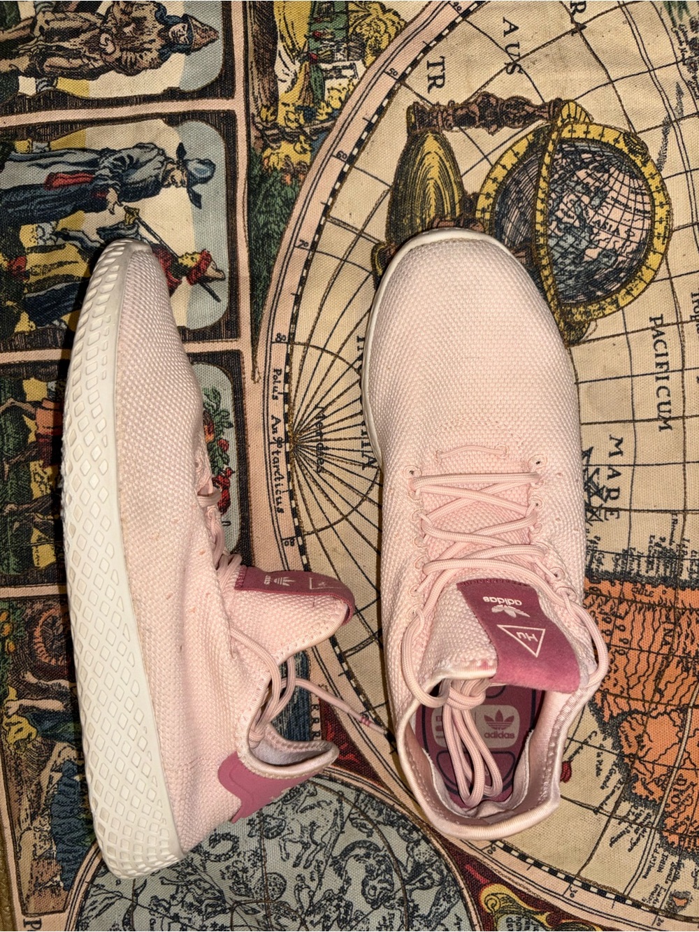 Adidas Pink Knit Lifestyle Sneakers